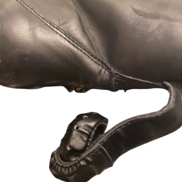 Brand Carvela Boot Sz.40..MADE IN INDIA Blk.Leather - Picture 10 of 13